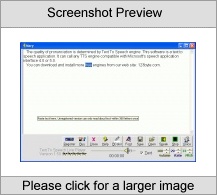 Text To Speech Live Player Screenshot